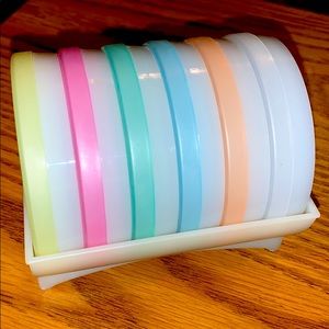 Vintage Tupperware Coaster Set